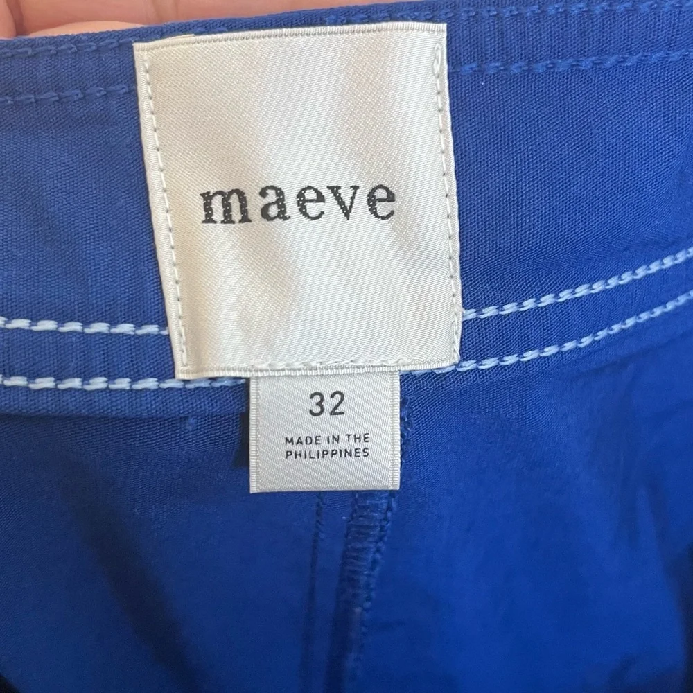 Maeve Wide-Leg Pants in Cobalt Blue - Picture 6 of 8